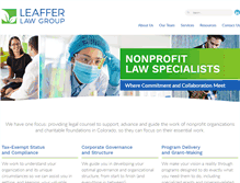 Tablet Screenshot of leafferlaw.com